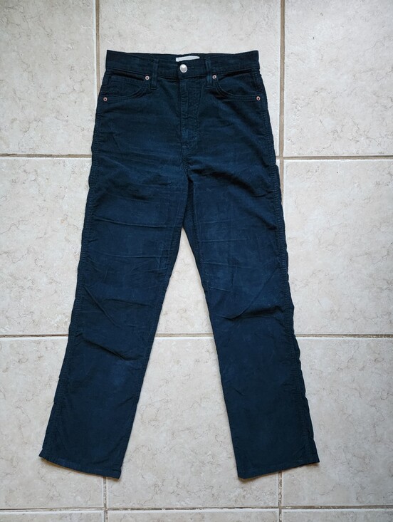 Twin Doves Pants - Twin Doves Emerson Fry Treasure Straight Corduroy Pants 29 Green